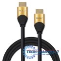 Kabel HDMI v2.1 Ultra High Speed 8K | 60Hz | 28AWG | 3m Złoty