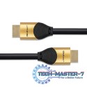 Kabel HDMI v2.1 Ultra High Speed 8K | 60Hz | 28AWG | 3m Złoty