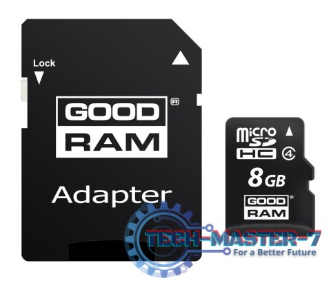 Karta pamięci GOODRAM 8 GB Adapter SD Karta pamięci GOODRAM 8 GB Adapter SD