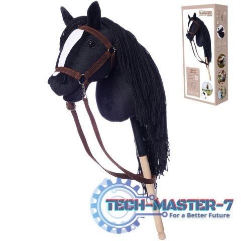 Koń na kiju Hobby Horse HOPPIHORSE A3 czarny Koń na kiju Hobby Horse HOPPIHORSE A3 czarny
