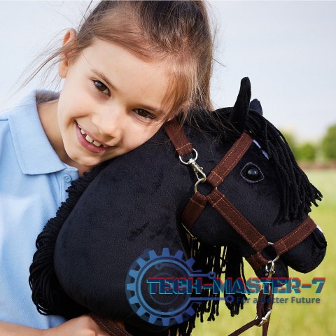 Koń na kiju Hobby Horse HOPPIHORSE A3 czarny Koń na kiju Hobby Horse HOPPIHORSE A3 czarny