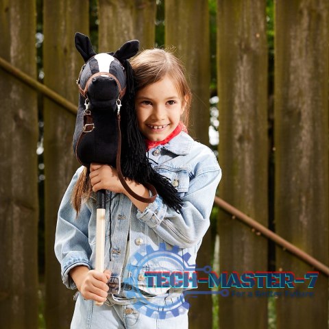 Koń na kiju Hobby Horse HOPPIHORSE A3 czarny Koń na kiju Hobby Horse HOPPIHORSE A3 czarny