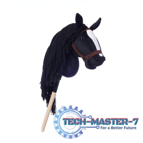 Koń na kiju Hobby Horse HOPPIHORSE A3 czarny Koń na kiju Hobby Horse HOPPIHORSE A3 czarny