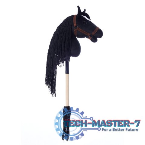 Koń na kiju Hobby Horse HOPPIHORSE A3 czarny Koń na kiju Hobby Horse HOPPIHORSE A3 czarny