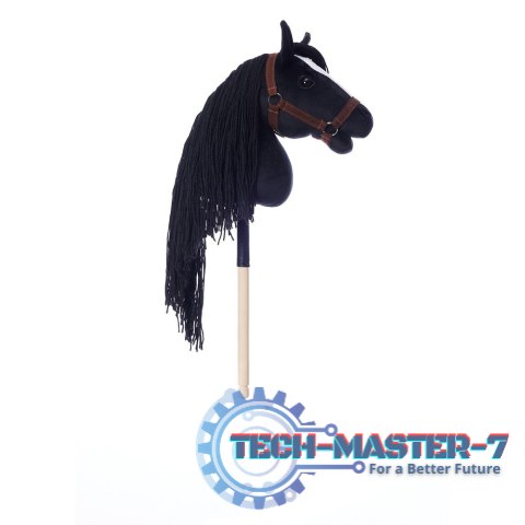 Koń na kiju Hobby Horse HOPPIHORSE A3 czarny Koń na kiju Hobby Horse HOPPIHORSE A3 czarny