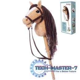 Koń na kiju Hobby Horse HOPPIHORSE A4 beżowy
