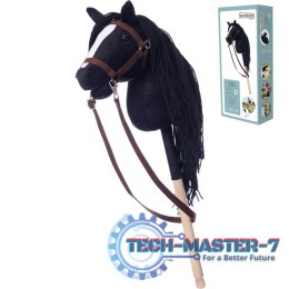 Koń na kiju Hobby Horse HOPPIHORSE A4 czarny