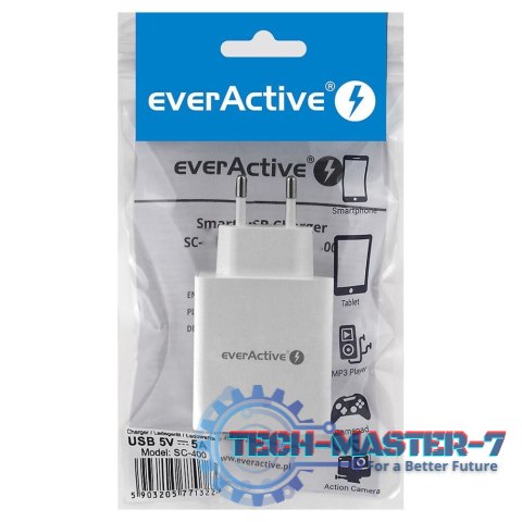 Ładowarka sieciowa 4x USB 5A Iq smart charging Biała Ładowarka sieciowa 4x USB 5A Iq smart charging Biała