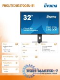 Monitor 32 cale XB3270QSU-B1 IPS,WQHD,HDMI,DP,100Hz,250cd,3ms,2x2W, 3xUSB(3.2),FlickerFree,VESA,HAS(150mm)