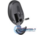 Mysz bezprzewodowa silent click AURIS MB-027 800/1200/1600DPI szara