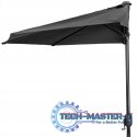 Parasol ogrodowy pół-parasol ścienny na taras 2,7 m szary MultiGarden MultiGarden