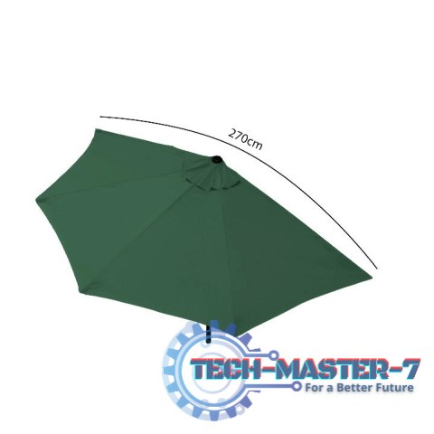 Parasol ogrodowy pół-parasol ścienny na taras 2,7 m zielony MultiGarden MultiGarden Parasol ogrodowy pół-parasol ścienny na taras 2,7 m zielony MultiGarden MultiGarden