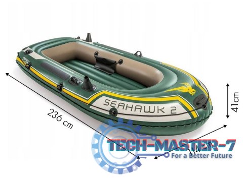 Ponton Seahawk 2 + pompka + 2 wiosła Intex 68347 INTEX Ponton Seahawk 2 + pompka + 2 wiosła Intex 68347 INTEX