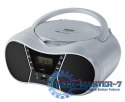 Radioodtwarzacz CD LILA2 USB/BT srebrny