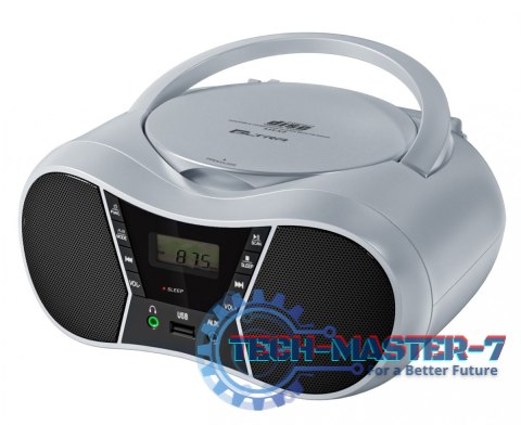 Radioodtwarzacz CD LILA2 USB/BT srebrny