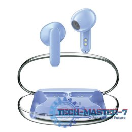 Słuchawki Bluetooth 5.3 T85 ENC TWS niebieskie