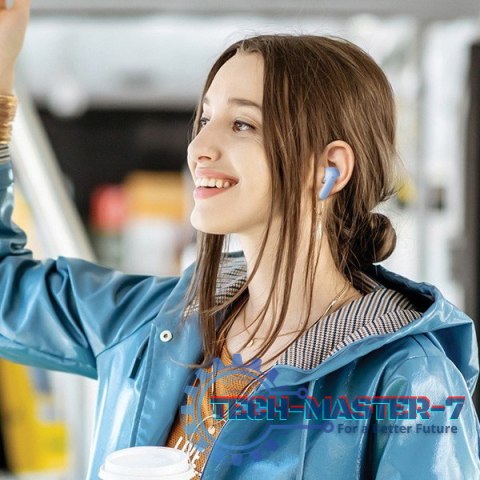 Słuchawki Bluetooth 5.3 T85 ENC TWS niebieskie Słuchawki Bluetooth 5.3 T85 ENC TWS niebieskie