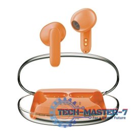 Słuchawki Bluetooth 5.3 T85 ENC TWS pomarańczowe