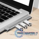 Smukły HUB USB-A do 1x USB-A 3.0 3xUSB-A 2.0