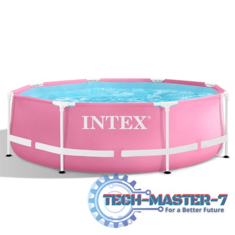 Basen stelażowy okrągły dla dzieci 244x76 cm różowy INTEX 28290 INTEX Basen stelażowy okrągły dla dzieci 244x76 cm różowy INTEX 28290 INTEX