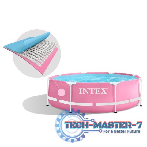 Basen stelażowy okrągły dla dzieci 244x76 cm różowy INTEX 28290 INTEX Basen stelażowy okrągły dla dzieci 244x76 cm różowy INTEX 28290 INTEX