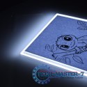 Deska kreślarska tablica tablet graficzny kalka do rysowania podświetlana LED A4