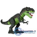 Dinozaur T-REX elektroniczny chodzi ryczy zielony