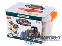 Gospodarstwo rolne farma traktor kombajn maszyny rolnicze zwierzęta zagroda konie + narzędzia wkrętarka