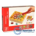 Gra edukacyjna plaster miodu pszczółki montessori