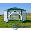 Namiot pawilon ogrodowy handlowy 2x2x2 m z moskitierą zielony MultiGarden MultiGarden