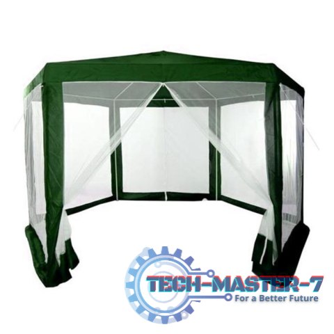Namiot pawilon ogrodowy handlowy 2x2x2 m z moskitierą zielony MultiGarden MultiGarden Namiot pawilon ogrodowy handlowy 2x2x2 m z moskitierą zielony MultiGarden MultiGarden