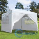 Namiot pawilon ogrodowy handlowy 3x3 m 4 ścianki biały MultiGarden MultiGarden