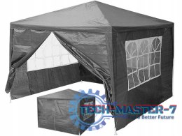 Namiot pawilon ogrodowy handlowy 3x3 m 4 ścianki szary MultiGarden MultiGarden