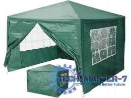 Namiot pawilon ogrodowy handlowy 3x3 m 4 ścianki zielony MultiGarden MultiGarden