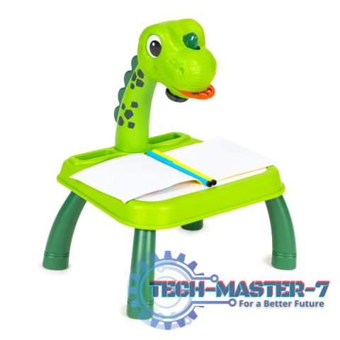 Projektor tablica do rysowania dinozaur 12 flamastrów 24 wzory MULTISTORE Projektor tablica do rysowania dinozaur 12 flamastrów 24 wzory MULTISTORE