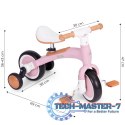 Rower rowerek biegowy z pedałami - treningowy kółka boczne 3W1 różowy ECOTOYS ECOTOYS