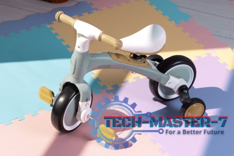 Rower rowerek biegowy z pedałami - treningowy kółka boczne 3W1 zielony ECOTOYS ECOTOYS Rower rowerek biegowy z pedałami - treningowy kółka boczne 3W1 zielony ECOTOYS ECOTOYS