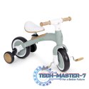 Rower rowerek biegowy z pedałami - treningowy kółka boczne 3W1 zielony ECOTOYS ECOTOYS