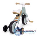 Rower rowerek biegowy z pedałami - treningowy kółka boczne 3W1 zielony ECOTOYS ECOTOYS
