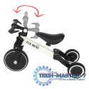 Rowerek Trike Fix Mini biegowy trójkołowy 3w1 z pedałami biały