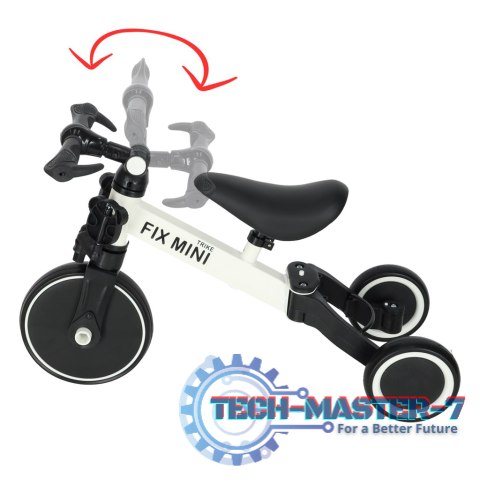 Rowerek Trike Fix Mini biegowy trójkołowy 3w1 z pedałami biały Rowerek Trike Fix Mini biegowy trójkołowy 3w1 z pedałami biały
