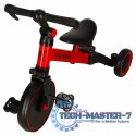 Rowerek Trike Fix Mini biegowy trójkołowy 3w1 z pedałami czerwony