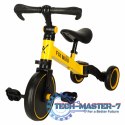 Rowerek Trike Fix Mini biegowy trójkołowy 3w1 z pedałami żółty