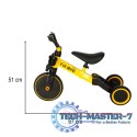 Rowerek Trike Fix Mini biegowy trójkołowy 3w1 z pedałami żółty