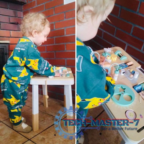 Stolik manipulacyjny LULILO montessori miętowy Stolik manipulacyjny LULILO montessori miętowy
