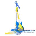Zestaw gitara elektryczna mikrofon statyw dla dzieci MP3 - niebieska MULTISTORE
