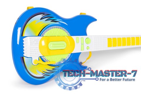 Zestaw gitara elektryczna mikrofon statyw dla dzieci MP3 - niebieska MULTISTORE Zestaw gitara elektryczna mikrofon statyw dla dzieci MP3 - niebieska MULTISTORE