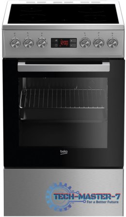 Kuchnia z płytą ceramiczną BEKO FSM57300GX