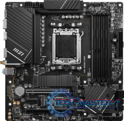 Płyta główna MSI PRO B650M-A WIFI AM5 microATX Płyta główna MSI PRO B650M-A WIFI AM5 microATX