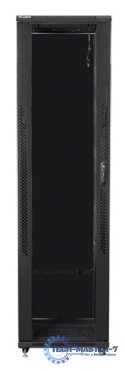 SZAFA INSTALACYJNA RACK STOJĄCA 19" 37U 800X800 CZARNA LANBERG (FLAT PACK)